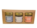 3er Geschenkkarton für 120g Glas BIO Bezirkshonig