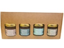 4er Geschenkkarton für 30g Glas BIO Bezirkshonig